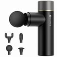 thumbnail image 1 of Mini Massage Gun , Portable Handheld Deep Tissue Massager, Quiet & Lightweight Palm-Sized Design, Black, 1 of 11