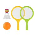 thumbnail image 1 of Kids Badminton Tennis Set Badminton Racket with Ball and Badminton Shuttlecock, Yellow Green, 1 of 9