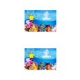 thumbnail image 4 of Youkk Beautiful PVC Aquarium Background Poster Vibrant Fish Tank Decoration Landscape 50x82cm 2Set, 4 of 6