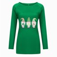 thumbnail image 3 of QIPOPIQ T-Shirts à Manches Longues pour Femmes à Col Rond T-Shirts de la Saint-Patrick Tunique T-Shirt Imprimé Shamrock T-Shirt Vert Lucky T-Shirts de la Saint-Patrick T-Shirt à Col Rond Chemises de Fête Offres, 3 of 5