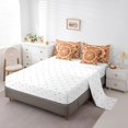 thumbnail image 3 of YST Vintage Floral Comforter Set, Boho Paisley 7pcs Bedding Set, Queen Size, Lightweight, 3 of 4
