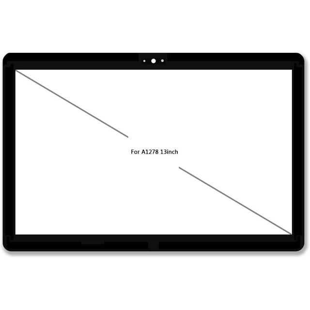 LCD Gl Cover Replacement for MacBook Pro 13" Unibody A1278 (Mid 2009-Mid 2012)