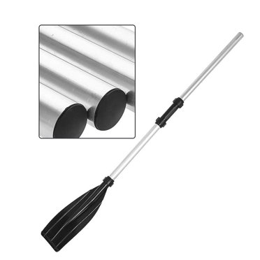 Cergrey Pagaie de Kayak, Rames de Bateau, 2 Pcs Pagaies de Kayak en Alliage d'Aluminium Détachables Légères à Lame Côtelée Rames de Bateau