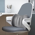 thumbnail image 4 of Car Lumbar Support Pillow - Ergonomic Memory Foam Cushion for Driving & Office, Comfortable Lumbar Relief, Breathable Design, Gray, Coffee, Pink, Light Blue, 4 of 8