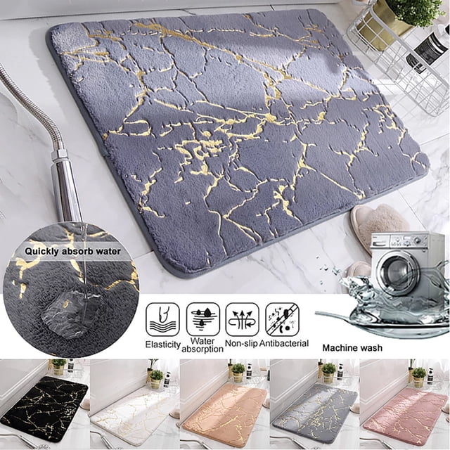 Vaidha Cobblestone- Embossed Bathroom Bath Mat Non-slip Carpets In Wash Basin Bathtub Side Floor Rug Shower Room Doormat Memory Foam Pad