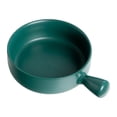 thumbnail image 4 of serony Ceramic Salad Bowl Handled Solid Color Adorable Washable Cute Home Breakfast Dinner Soup Fruit Bowls Tableware Green, 4 of 8