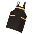 thumbnail image 4 of OUNONA 1Pc Halter Neck Kitchen Apron Waterproof Greaseproof Coffee Color Industrial Apron, 4 of 8