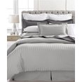 thumbnail image 1 of Ultra Soft 1800 Series 3 PC Striped Duvet Set (Full/Queen, Grey), 1 of 1
