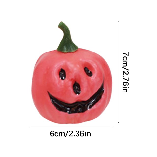 Halloween Window Decorations 10-Piece Foam Pumpkin Set for Home, Party, Thanksgiving, and Fall Holiday Display