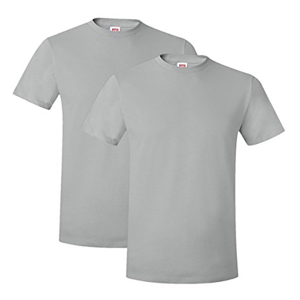 Hanes T-Shirt en Coton Premium pour Hommes - 4980 (Lot de 2)