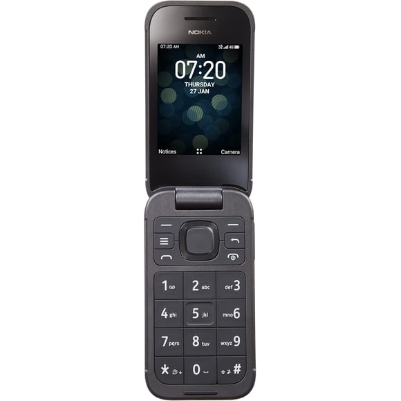 Nouveau Nokia 2720 Flip (2019) 4G LTE Double Carte SIM KaiOS Noir Téléphone Déverrouillé