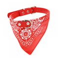 thumbnail image 1 of Pet Triangle Serviette Collier Chien Chat Bandanas Collier Métal Boucle Réglable Collier Lavable Triangle Serviette Chien Fournitures, 1 of 11