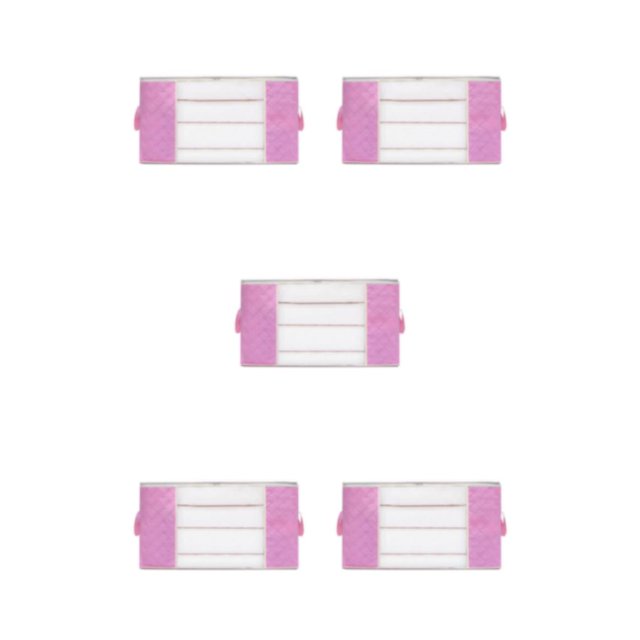 Maytalsory Ranger Efficacement et Vêtements avec Sac de Rangement Robuste et Durable Rose M 5Set