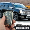 thumbnail image 2 of Unique Bargains Car Key Fob Cover 5 Button Remote Key Fob Case TPU Button Full Protector Cover Gray for Cadillac XT5 2017-2020, 2 of 7