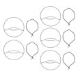 thumbnail image 1 of Panier Suspendu pour Pot de Fleurs, 5 Pcs Support de Jardinière Suspendu Panier de Pot de Plante Suspendu Support de Jardinière en Corde Construction Robuste, 1 of 8