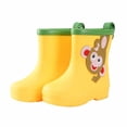 thumbnail image 1 of Rain Boots Toddler Fun Patterns Toddler Waterproof Shoes Girl Boots for Kids, 1 of 6