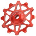 thumbnail image 4 of Rear Derailleur Pulley, 12T Aluminum Alloy Rear Derailleur Guide Roller  For Mountain Bike Red, 4 of 8