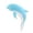 Bleu 50cm, variante sur Coussin Jouet en Peluche Dauphin Créatif Jouet en Peluche Dauphin pour Gris 50 cm
