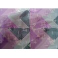thumbnail image 4 of oneOone Cotton Silk Fabric Line|Chevron & Triangle Geometric Print Fabric By Yard 42 Inches Wide, 4 of 4
