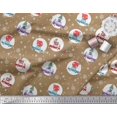 thumbnail image 3 of Soimoi Modal Satin Fabric Gift Box,Car & Santa Christmas Print Sewing Fabric Yard 42 Inch Wide, 3 of 3