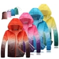 thumbnail image 3 of Unisex Sun Protection Jacket UPF 50+ Sun Protection Hooded SPF UV Jacket Hiking Fishing Shirt Long Sleeve Full Zip, 3 of 8