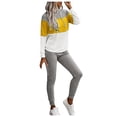 thumbnail image 1 of Birdeem Ensemble pour Femmes Survêtement Chandail Uni Col Rond 2 Pcs Sport Sans Capuche Ensembles, 1 of 6
