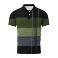 thumbnail image 4 of Weiqiqre T-Shirts Chemises pour Hommes T-Shirt à Manches Courtes à Blocs de Couleur Col Rond Chandail Décontracté Basique Chemises, 4 of 4