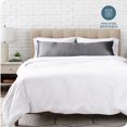 thumbnail image 4 of Bare Home Satin Body Pillowcase - Luxury Pillowcase - Soft and Smooth - Breathable - Envelope Closure, Gray, 4 of 6