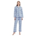 thumbnail image 1 of GLOBAL Pyjama 100 % Coton pour Femmes, Ensemble de Pyjamas pour Femmes, Cordon de Serrage, Tenue de Nuit pour Femmes, P-TTG, 1 of 2