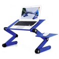 thumbnail image 1 of Bureau Debout Réglable pour Ordinateur Portable avec 2 Ventilateurs USB de Refroidissement CPU, 1 of 13