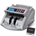 thumbnail image 1 of Money Tech Polymer & Paper Multi-Currency Compact Bill Cash Counter. Canadian Plastic & USD Banknote Counting Machine with Counterfeit Detection and LCD Screen, 1 of 6
