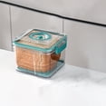 thumbnail image 2 of Ohufall Vacuum Sealed Food Storage Container For Home Kitchen Transparent Water Draining Airtight Jar With Timer Lock For Freshness And Freezing Food Storage Containers With Lids, 2 of 6