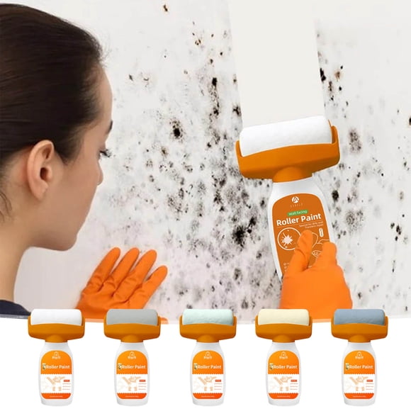CSEONE Black and Friday Deals 2024 Roller Brush for Wall Repairs 2-in-1 Wall Repair Roller with Paste for Paint Roller Wall Repairs