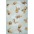 thumbnail image 1 of HomeRoots 353392 Tapis Bleu en Polyester 27 x 45 Po, 1 of 1