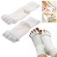 thumbnail image 1 of Massage Toe Socks,1 Pair Pedicure Socks Foot Alignment Socks Pedicure Socks Exceptional Value, 1 of 6