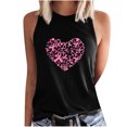 thumbnail image 2 of zanvin T-Shirts de Sensibilisation au Cancer du Sein pour Femmes – Mode Décontractée Femmes Sans Manches Imprimé Col Rond Blouses Hauts T-Shirt, 2 of 5