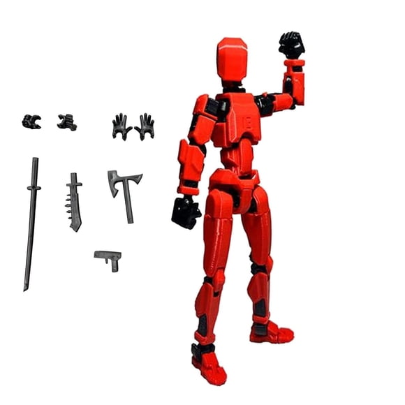 T13 Action Figure, Titan 13 3D Printed Action Figure, Lucky 13 Action Figure, Nova 13 Action Figure Dummy 13 Action Figure