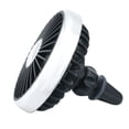 thumbnail image 2 of BotaniNest Car Fan USB Powered For Mounted 360° Rotatable With Colorful Light Portable Clip Fans That Blow Cold Air Vent Cooler Small Mini Silent Fan For Vehicle Van Truck, 2 of 7