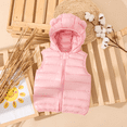 thumbnail image 1 of PatPat Veste Sans Manches Matelassée en Coton à Capuchon pour Tout-Petit Garçon/fillette, 1 of 6
