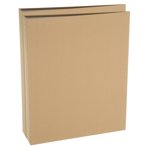 Uxcell 3 Ring Binder, 2 Pcs A4 Size Flexible Round Binder Big Capacity Linen Planner Binder for Business Home Classroom, Ginger Yellow