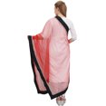 thumbnail image 2 of Phagun Indain Foulard Hijab pour Femmes, Jeté en Filet, Dupatta, Chunni, Tour de Cou - Rouge, 2 of 5