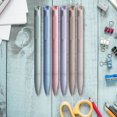 thumbnail image 4 of Under $5 Colored Gel Pens, Blue Colored Ink Pens, 6-Pack Retractable Gel Pens, 0.5Mm Tip, Fast-Drying, Silicone Grip, Colored Ink, by Goohae, 4 of 9