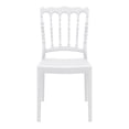 thumbnail image 3 of Compamia Chaise de Salle à Manger de Patio Napoleon, Blanche, 3 of 10
