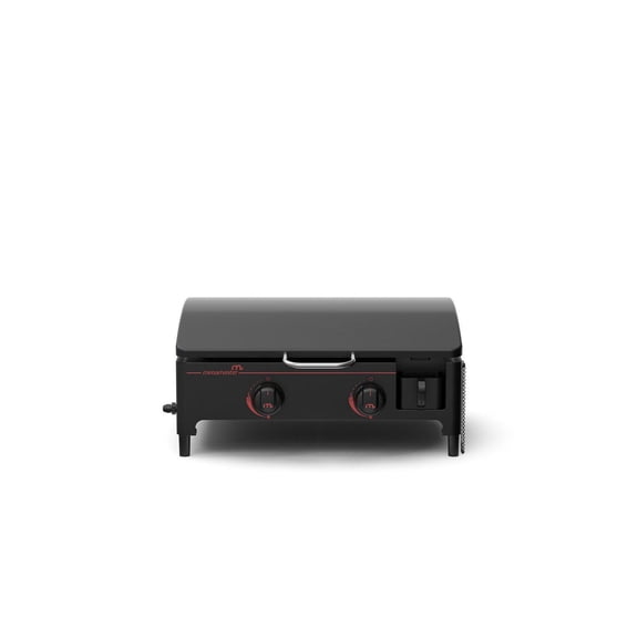Megamaster 2 Burner Propane Gas Griddle/Plancha, Black