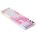 thumbnail image 2 of funtasica Clavier Machine à Écrire tactile 104 Touches Bureau Blanc Rose, 2 of 4