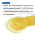 thumbnail image 3 of Unique Bargains 30 Yards Mesh Tube 3/8 Inch Decor Tubing Flex for Wreath,DIY Craft Yellow, 3 of 7