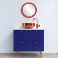 thumbnail image 3 of Pasadena Framed Mirror - Holiday Red, 3 of 6