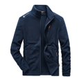 thumbnail image 1 of OmicGot Winter Fleece Jacket Men Military Windproof Tactical Coats Men Solid Color Zipper Army Combat Jackets, 1 of 11