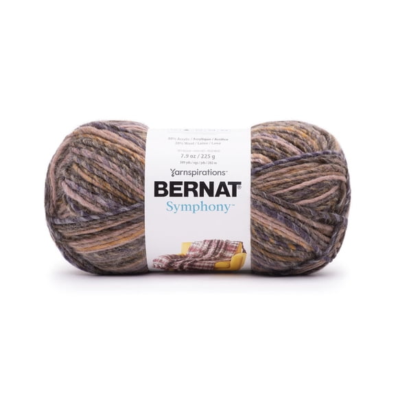 Bernat® Symphony™ #5 Bulky Blend Yarn, 7.9oz/225g 309 Yards