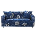 thumbnail image 1 of 2024 2 Seaters Printed Loveseat Sofa Covers Stretch Elastic Couch Slipcover Protector Removable Washable for Dining Room， Feathers, 1 of 4